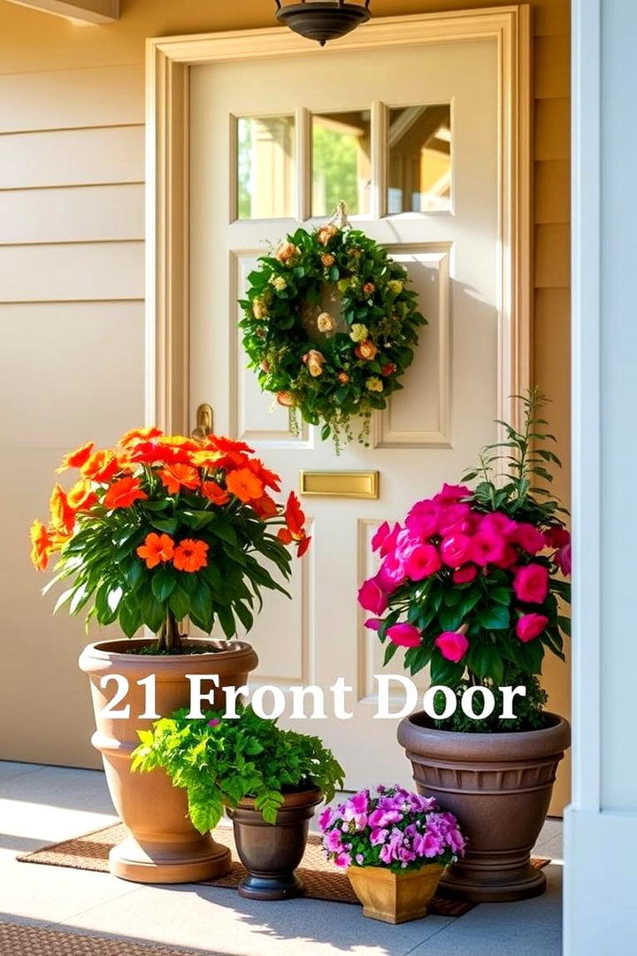 Classic Potted Elegance - 21 Front Door Plants