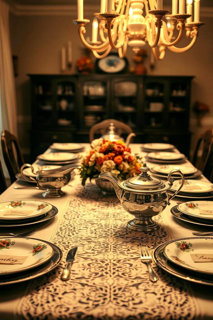 Classic Vintage Touch - 21 Thanksgiving Table Settings