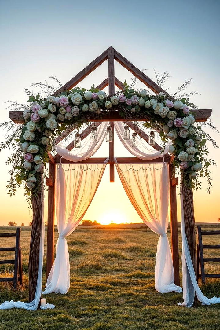 Classic Wedding Arches - 21 Barn Wedding Ideas