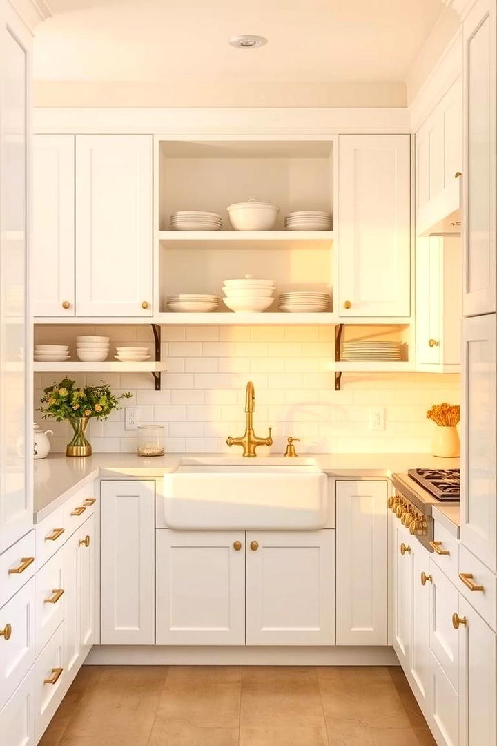 Classic White Cabinetry - 21 White Kitchen Ideas