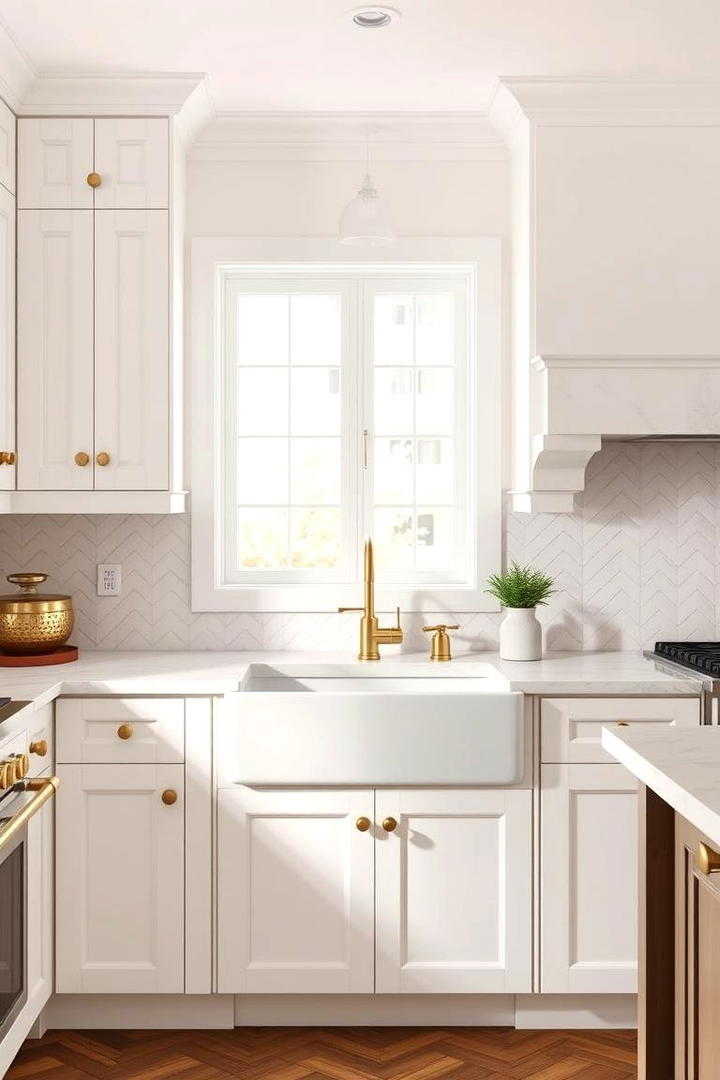 Classic White Kitchen Elegance - 21 Kitchen With White Appliances Ideas