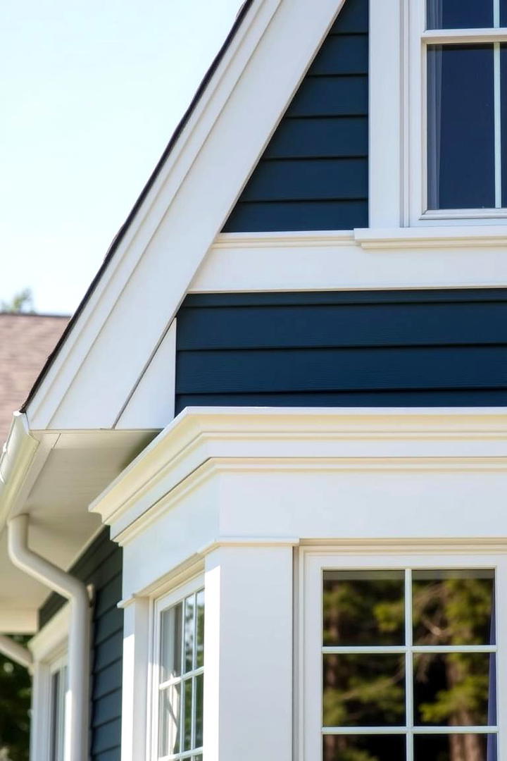 Classic White Trim - 30 Exterior Window Trim Ideas