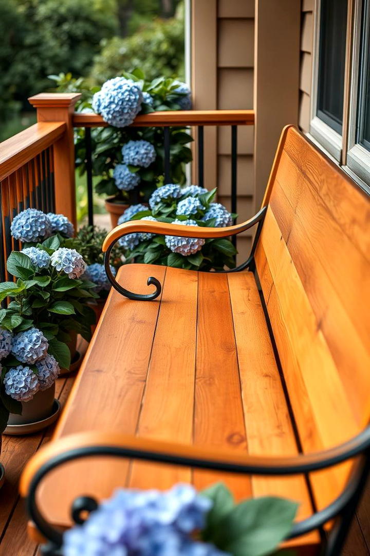 Classic Wooden Built In Deck Bench - 30 Built-in Deck Bench Ideas and Designs