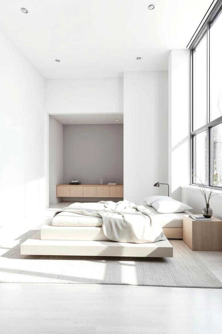 Clean Lines and Neutral Palette - 21 Minimalist Bedroom Ideas