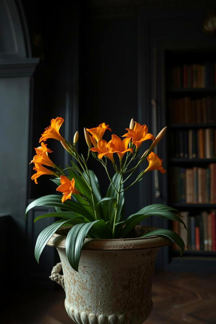 Clivia Vibrant Low Light Blooms - 30 Indoor Plants That Dont Need Sun