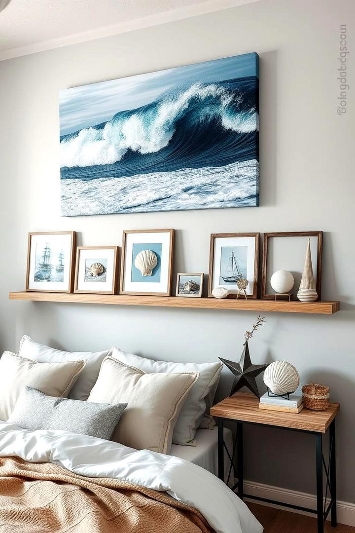 Coastal Artwork and Wall Decor - 21 Coastal Bedroom Ideas