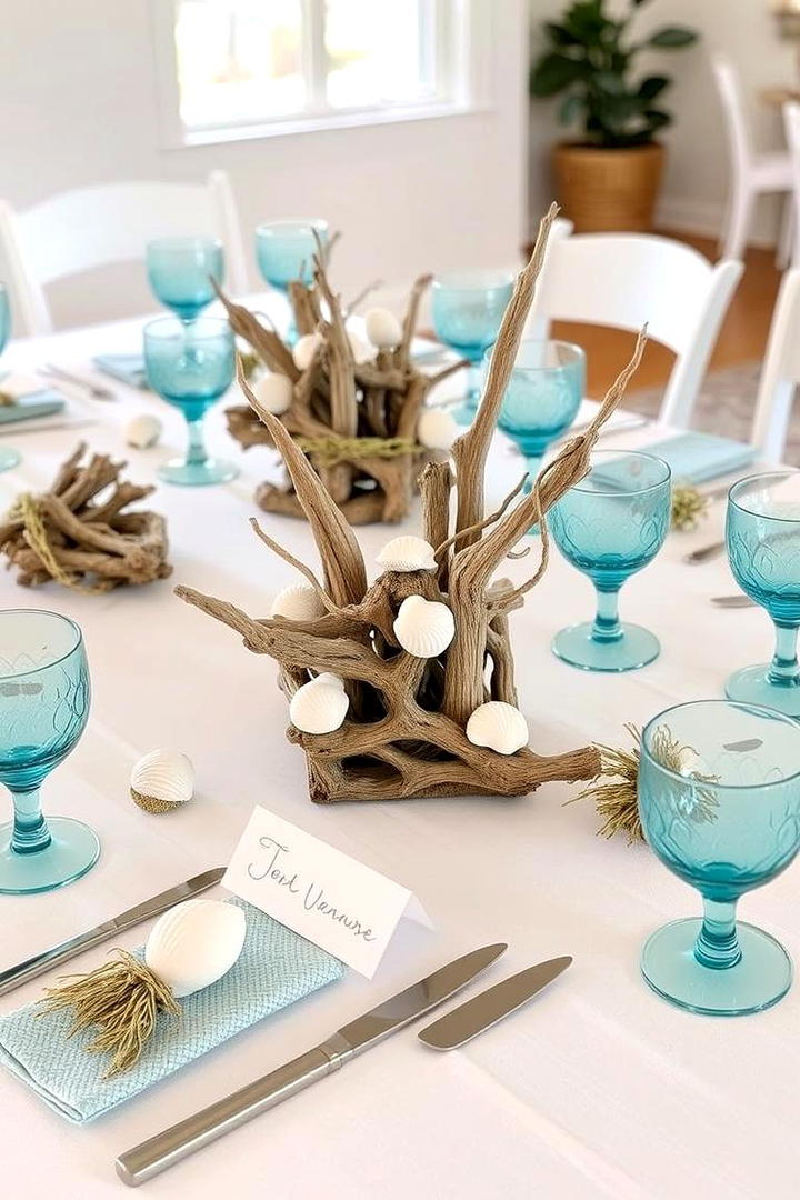 Coastal Breeze Table Setting - 21 Table Setting Ideas