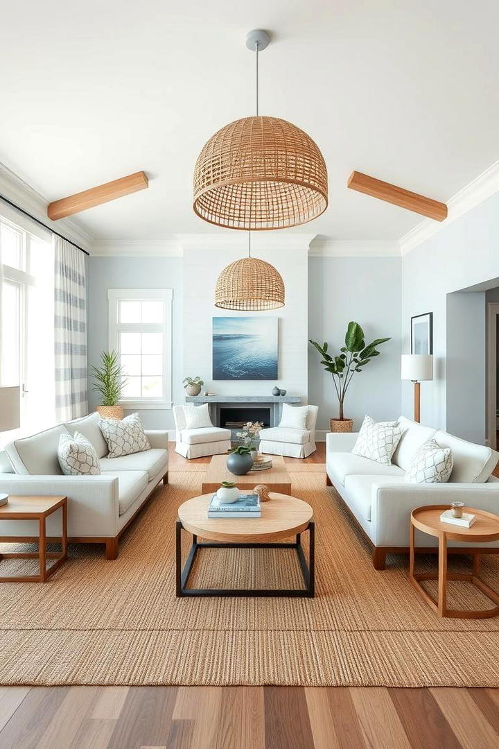 Coastal Chic Comfort - 21 Coastal Living Room Ideas