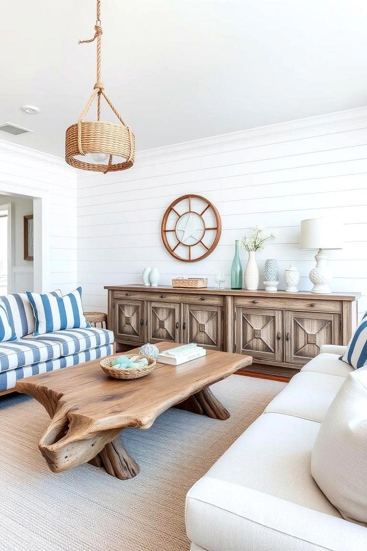 Coastal Cottage Vibe - 30 Cottage Living Room Ideas