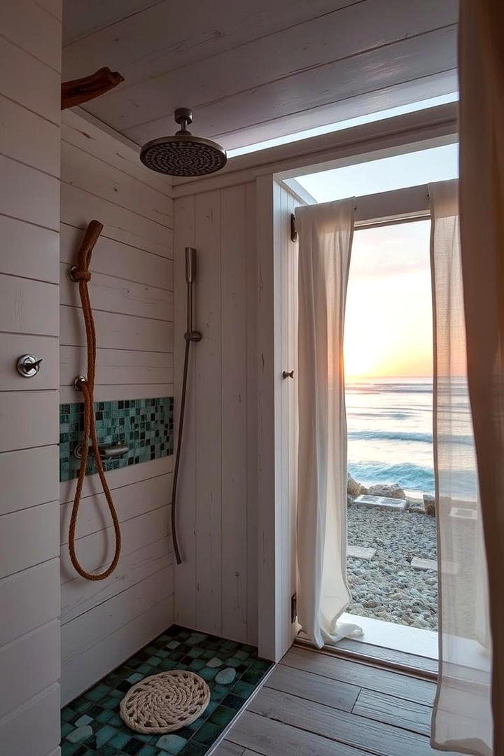 Coastal Inspired Bathing - 21 Outdoor Shower Ideas