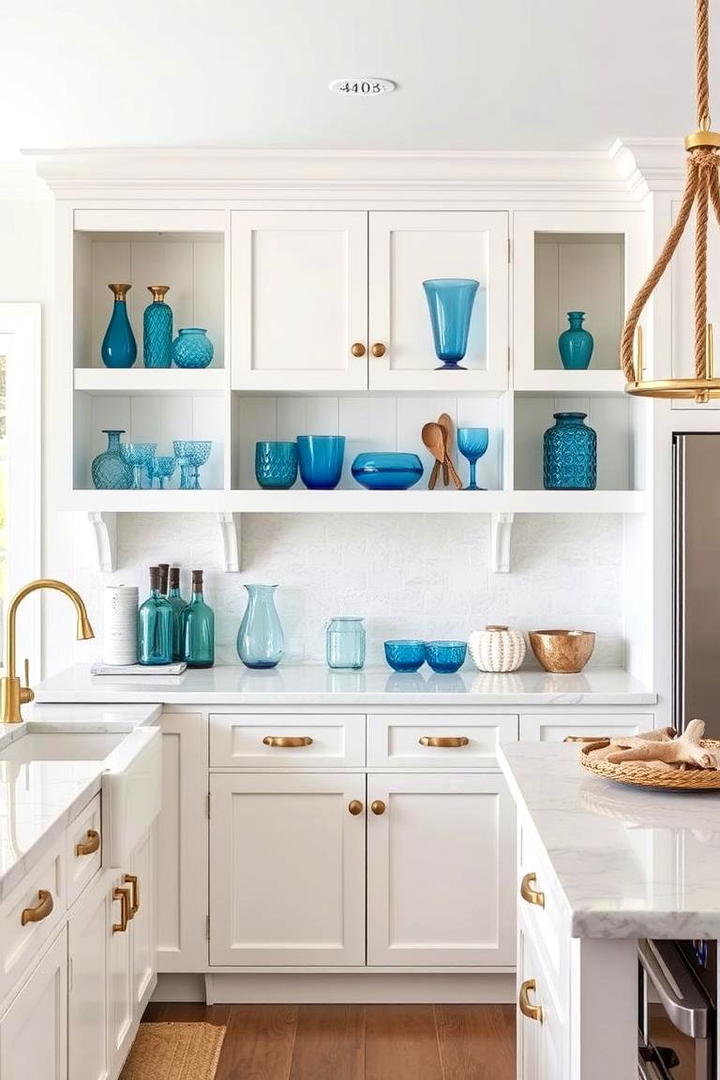 Coastal Kitchen Accents - 21 Lake House Decorating Ideas