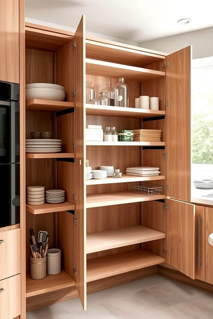 Collapsible Shelving Options - 21 Kitchen Cabinet Organization Ideas