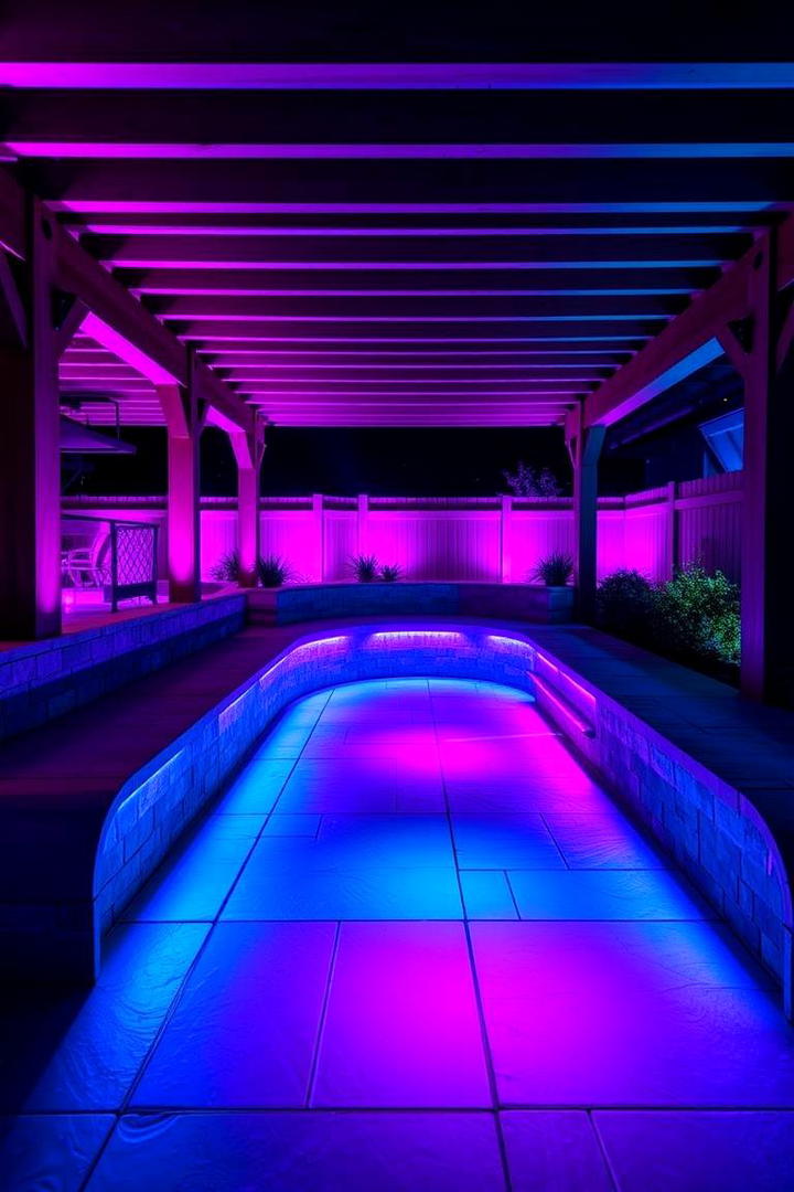 Color Changing Deck Lights - 30 Deck Lighting Ideas