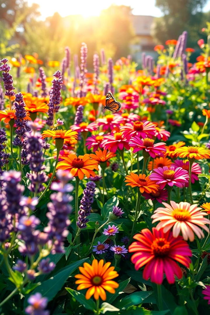 Colorful Butterfly Garden - 30 Sensory Garden Ideas