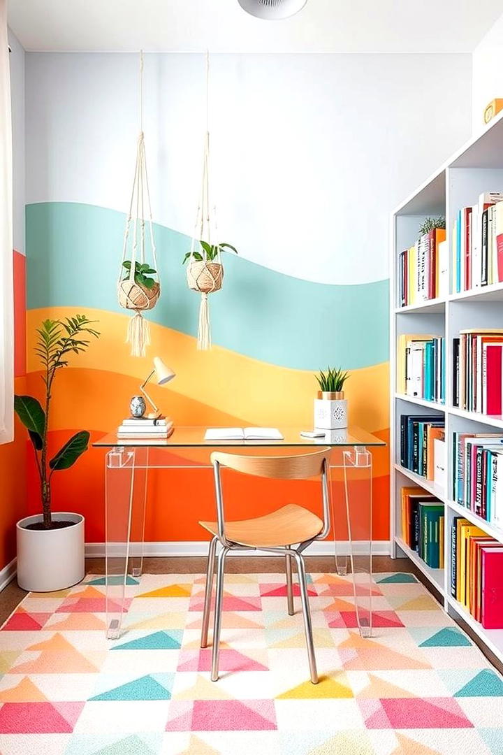 Colorful Creative Study - 30 Study Room Ideas