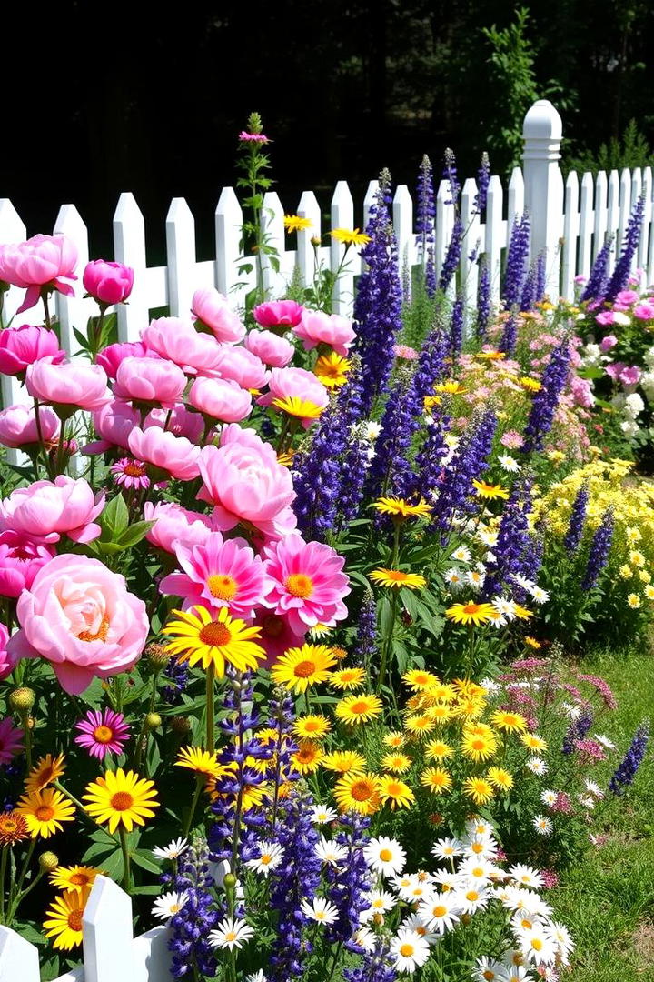 Colorful Perennial Borders - 21 Cottage Garden Ideas