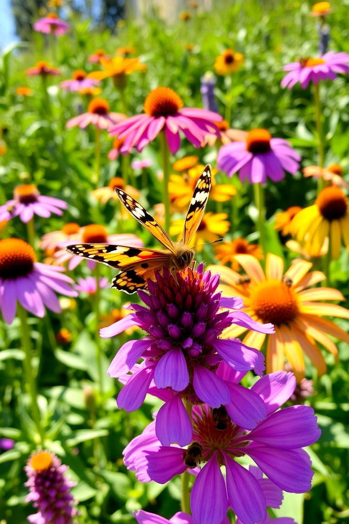 Colorful Pollinator Garden - 30 Garden Layout Ideas