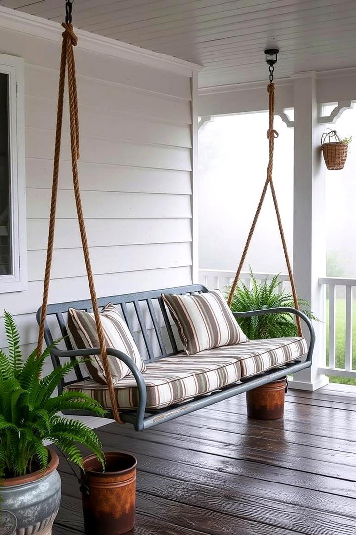 Comfortable Swing Seating - 21 Outdoor Furniture Ideas