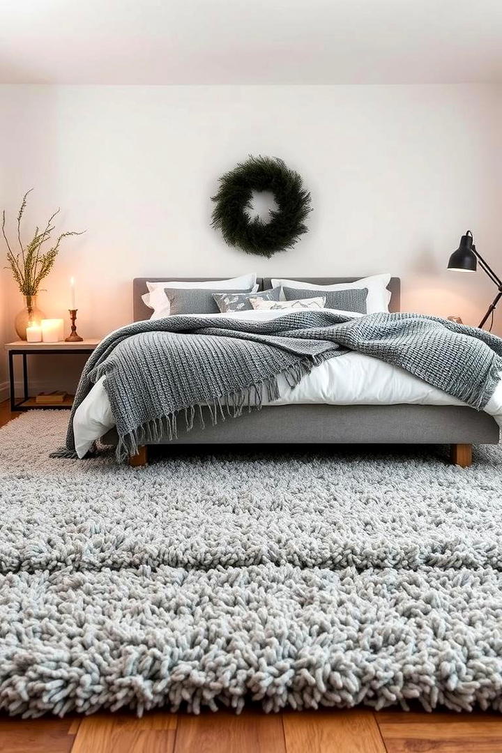 Comforting Soft Layers - 30 bedroom rug ideas