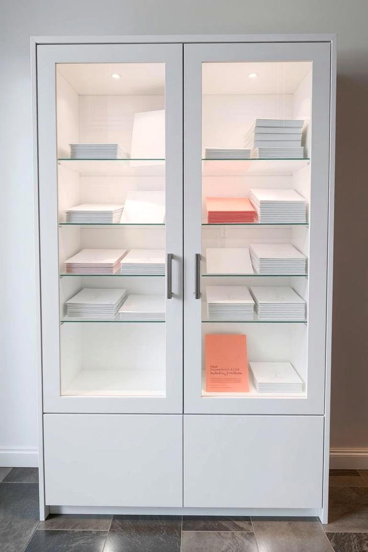 Compact Craft Supply Cabinets - 30 Small Craft Room Ideas