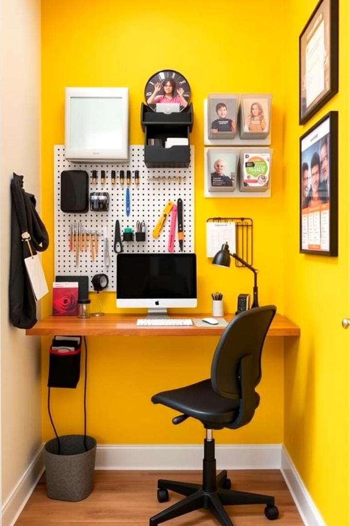 Compact Creative Workspace - 30 Home Decor Ideas