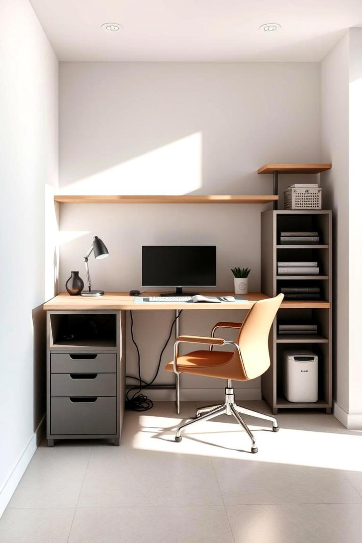 Compact Desk Solutions - 21 Small Office Ideas