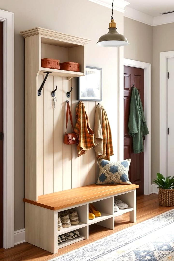 Compact Entryway Storage - 30 Tiny House Storage Ideas