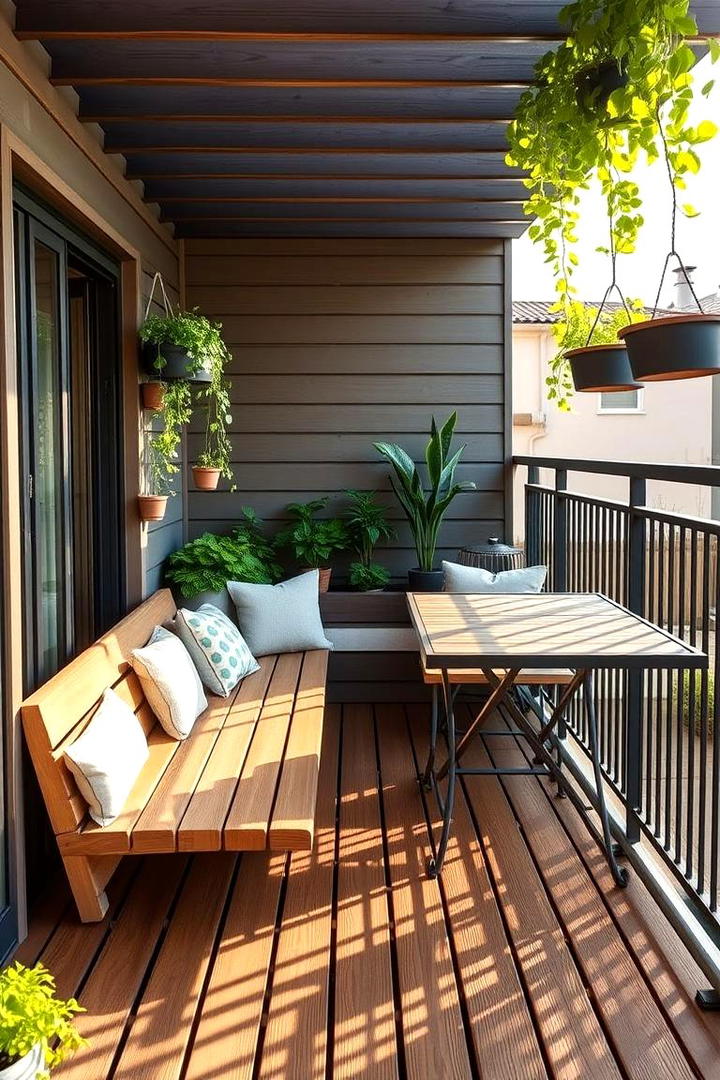 Compact Floating Deck for Small Spaces - 30 Floating Deck Ideas