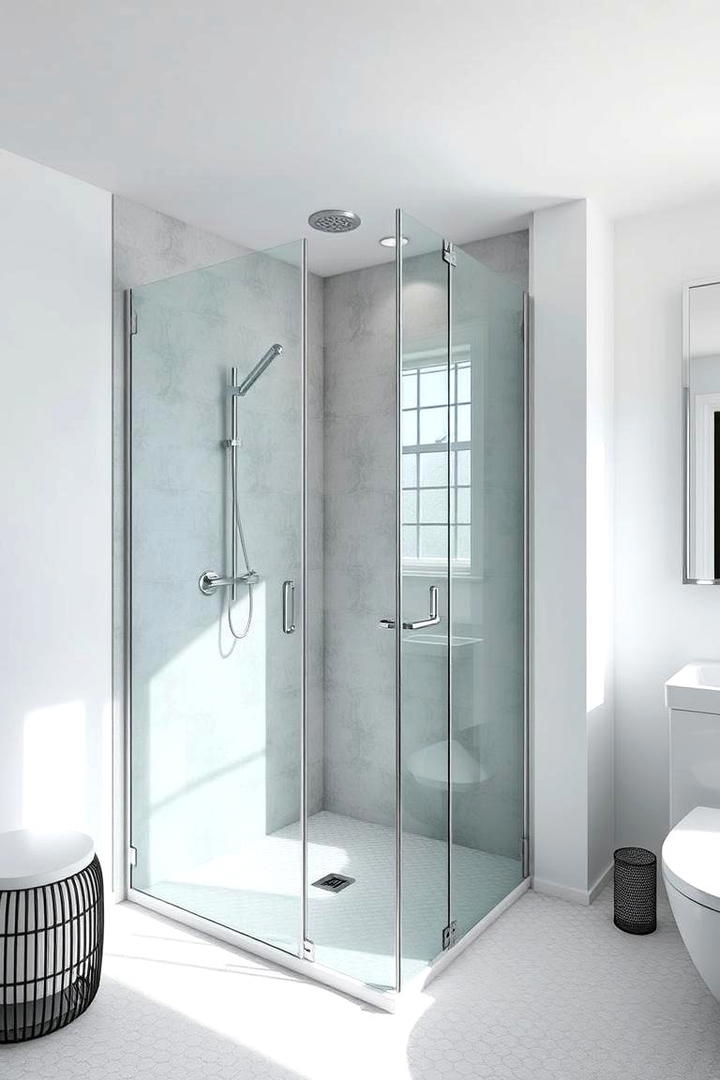 Compact Glass Shower Enclosure - 21 Small Shower Ideas