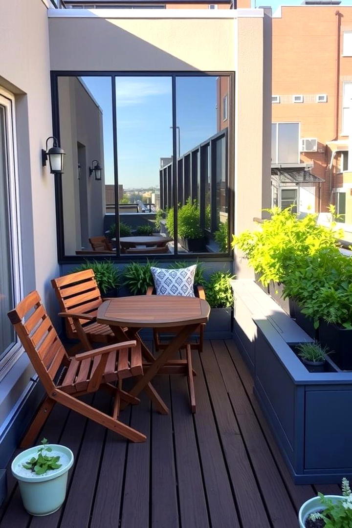 Compact Urban Hideaway - 21 Rooftop Deck Ideas