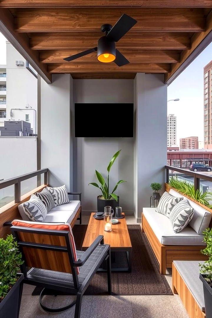 Compact Urban Oasis - 21 Covered Patio Ideas