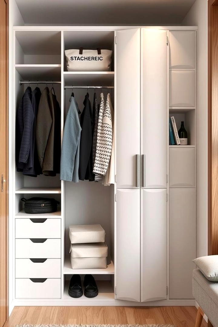 Compact Urban Wardrobe Solutions - 21 Built-in Wardrobes Ideas