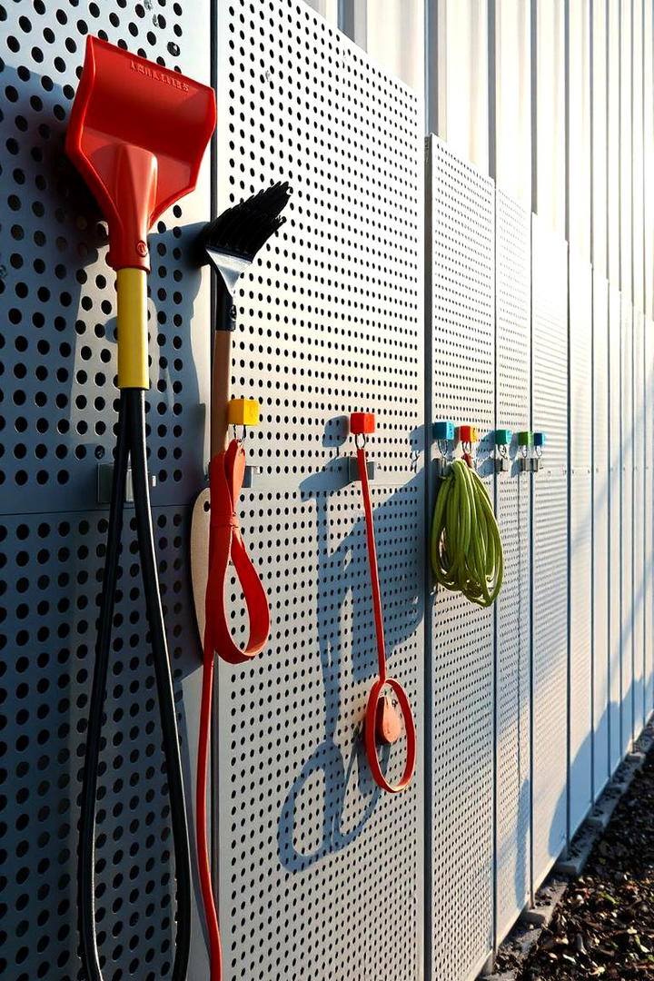 Compact Utility Hangers - 30 Garage Wall Ideas