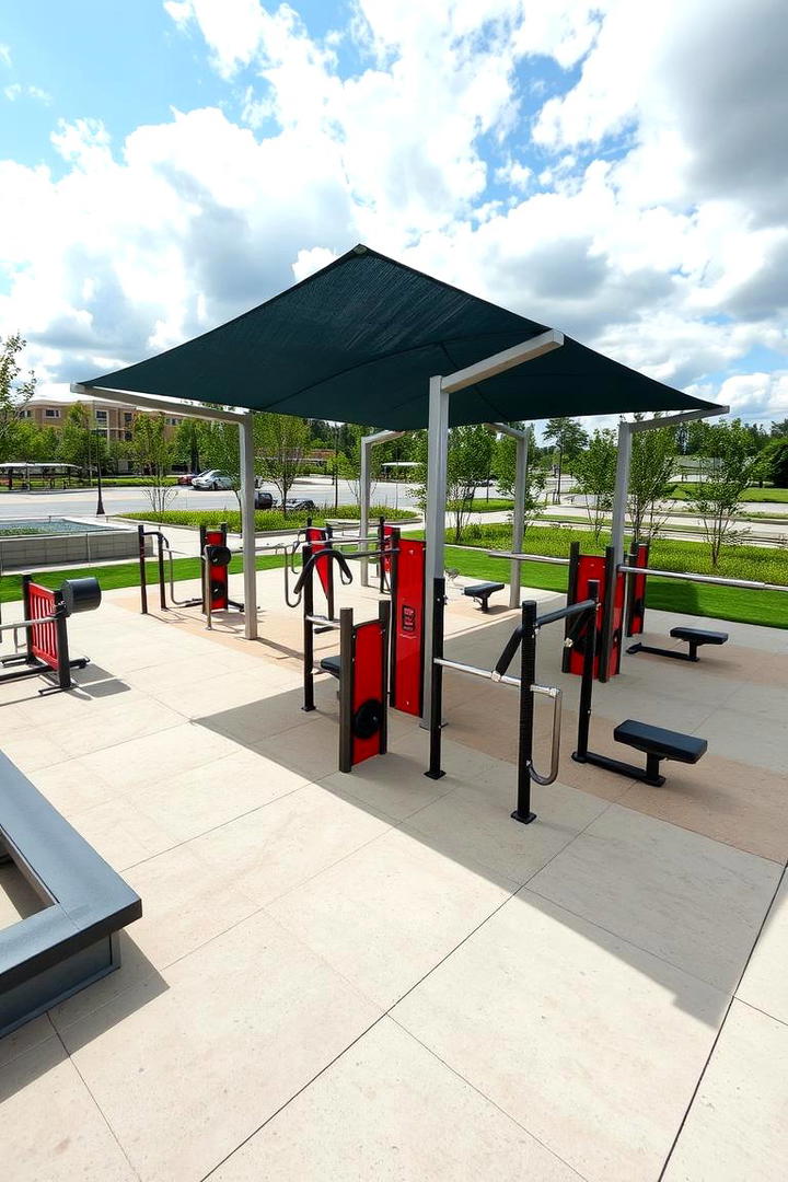 Comprehensive Outdoor Gym Layout - 30 Outdoor Gym Ideas