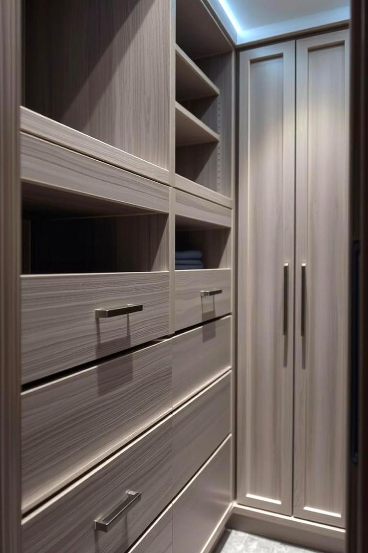 Concealed Drawer Systems - 21 Walk in Closet Ideas