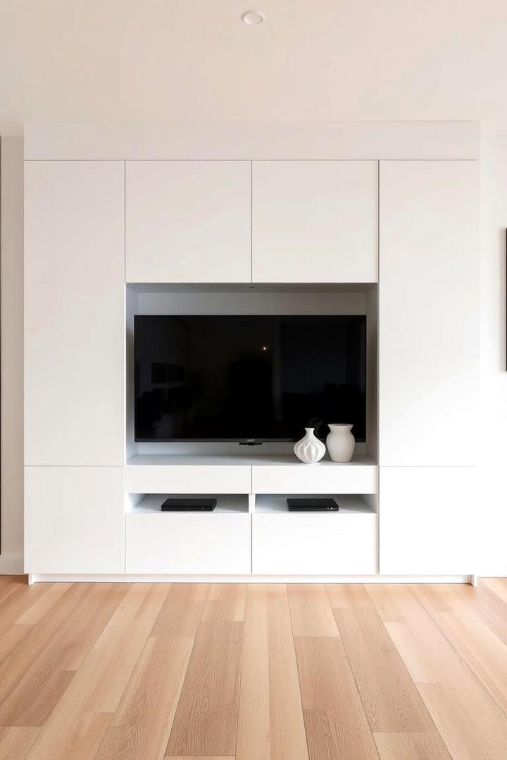 Concealed TV Cabinets - 30 Living Room Storage Ideas