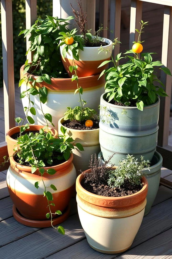 Container Garden Display - 30 Garden Layout Ideas