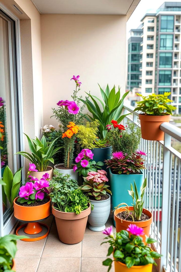 Container Garden Magic - 21 Balcony Garden Ideas