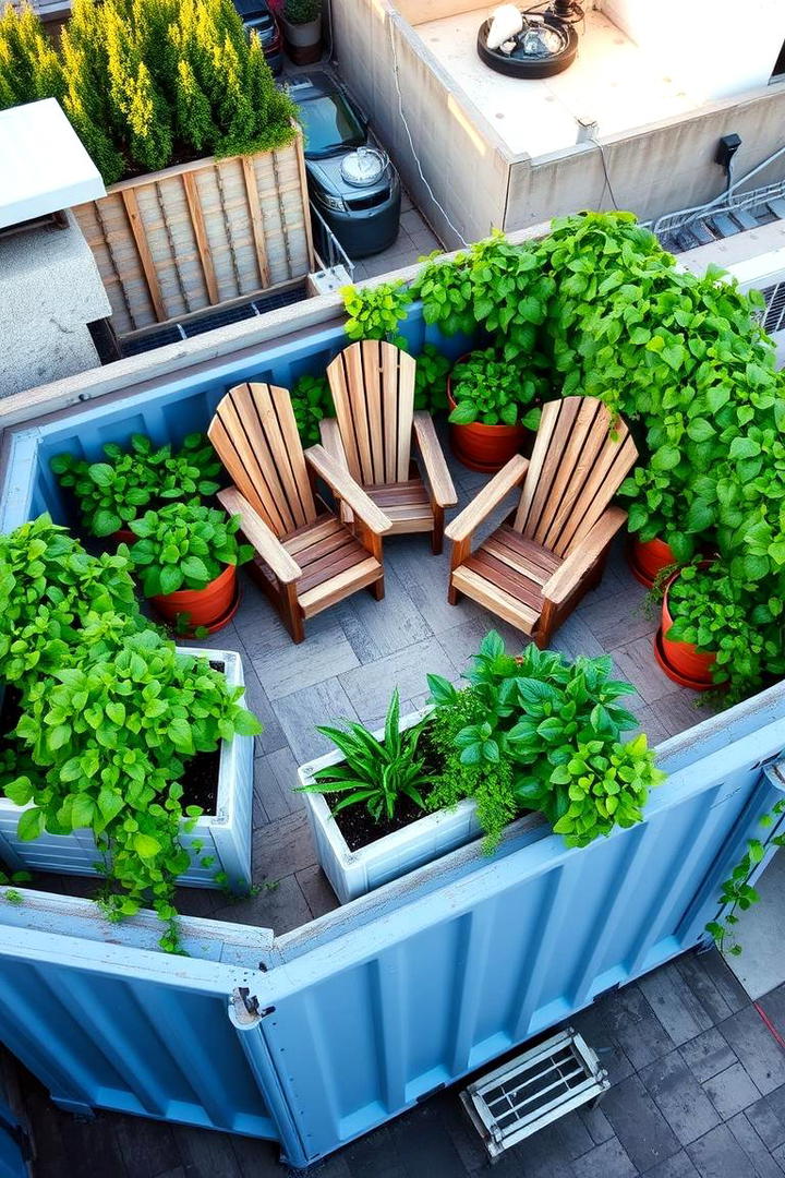 Container Home with Rooftop Garden - 30 Container Home Ideas