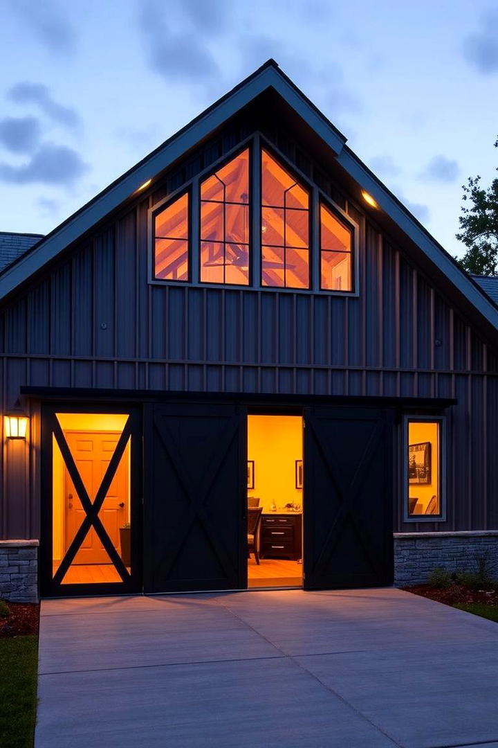 Contemporary Barn Features - 21 Modern Farmhouse Exterior