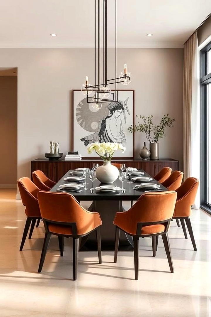 Contemporary Chic Dining - 21 Formal Dining Room Ideas