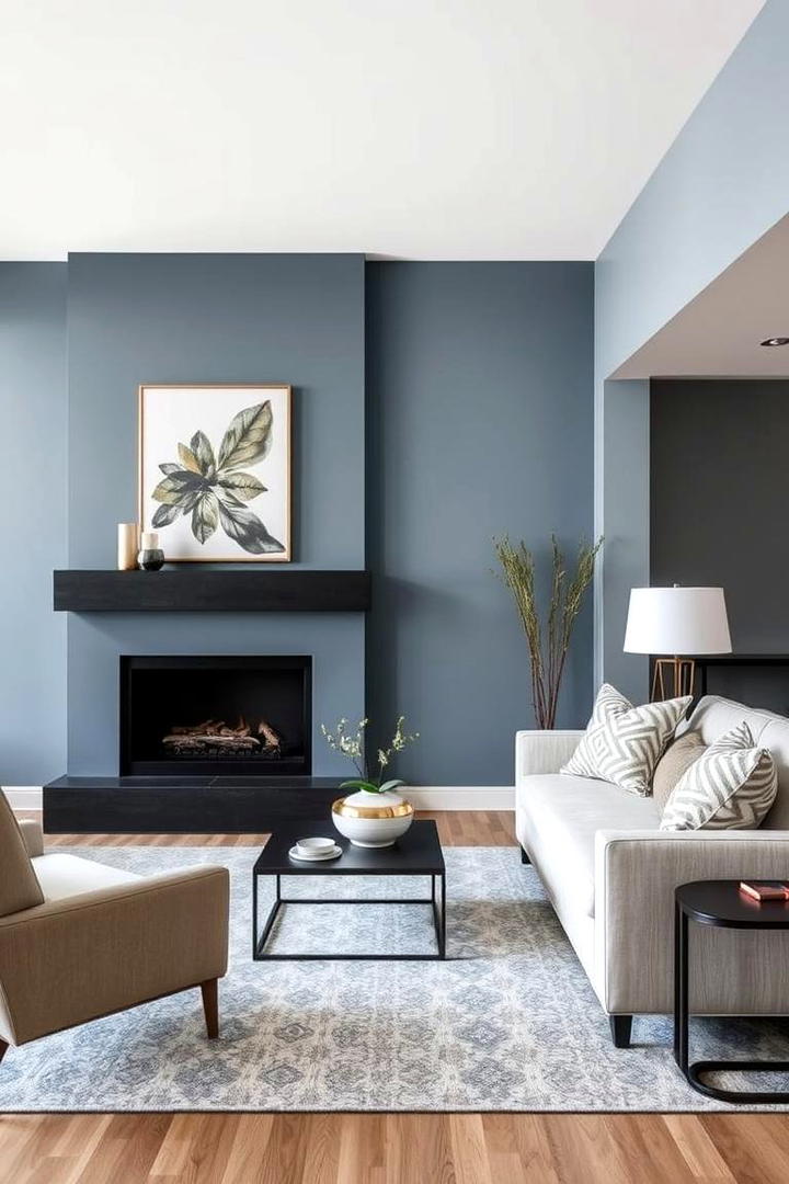 Contemporary Chic Sleek Blue gray Finishes - 21 Blue-gray Paint Colors