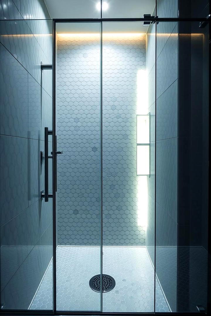 Contemporary Clear Vision - 30 Doorless Walk In Shower Ideas