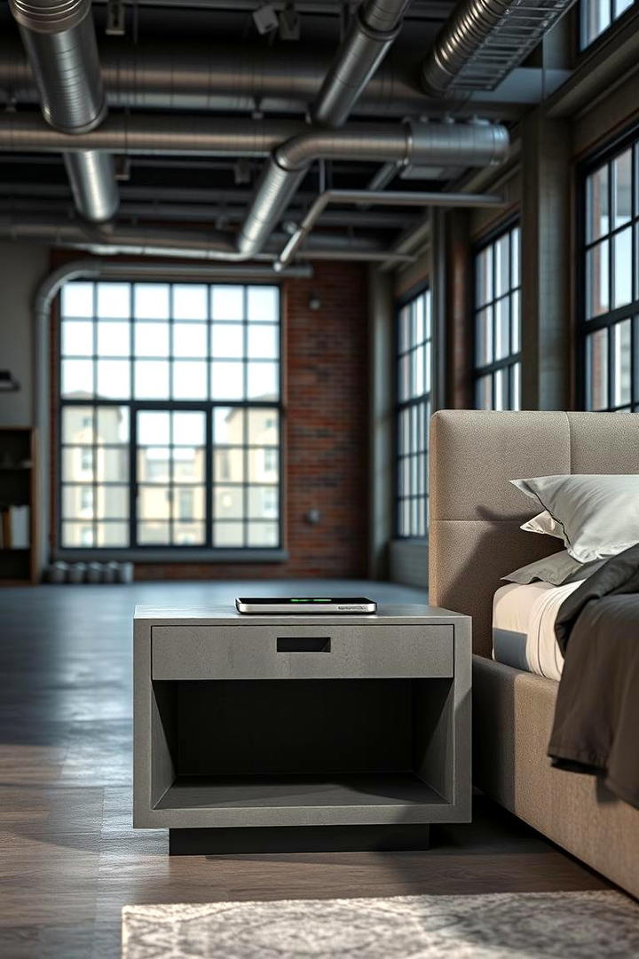 Contemporary Composite - 30 Nightstand Ideas