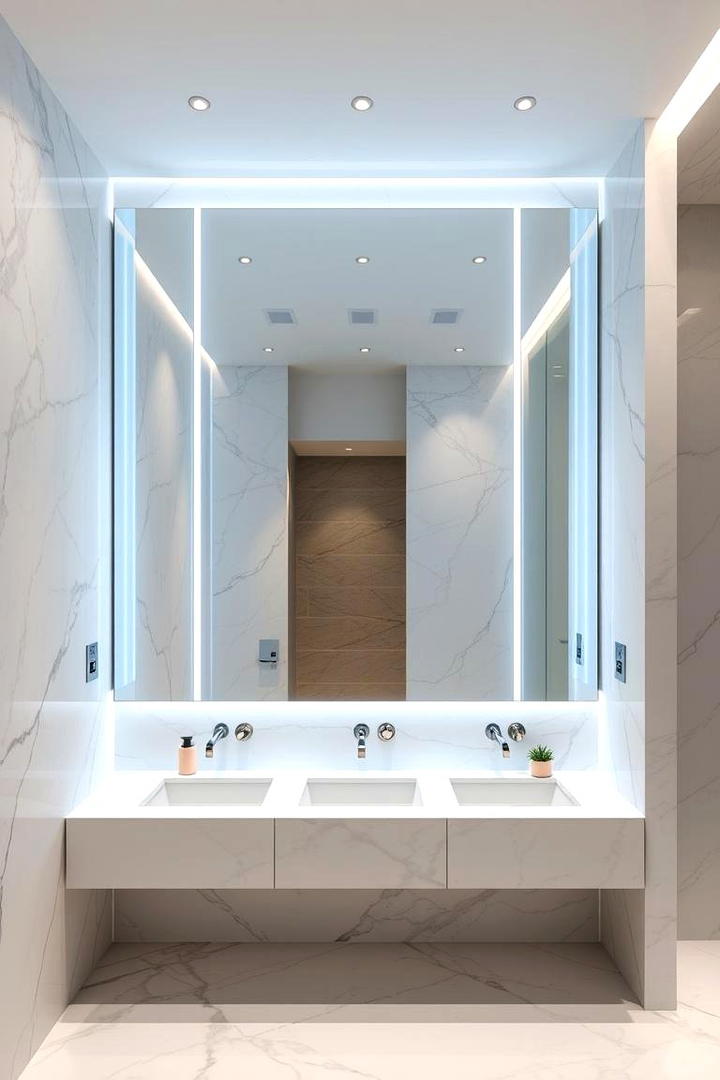 Contemporary Mirrors - 21 Modern Bathroom Ideas