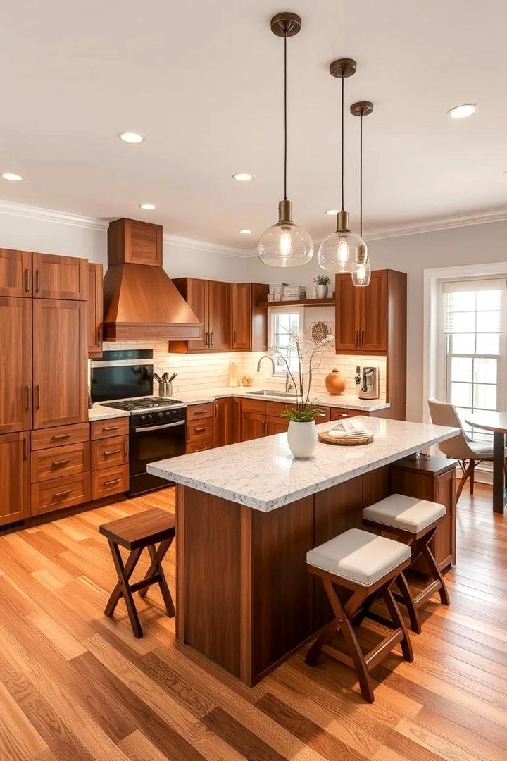 Convertible Dining Area - 21 Kitchen Peninsula Ideas