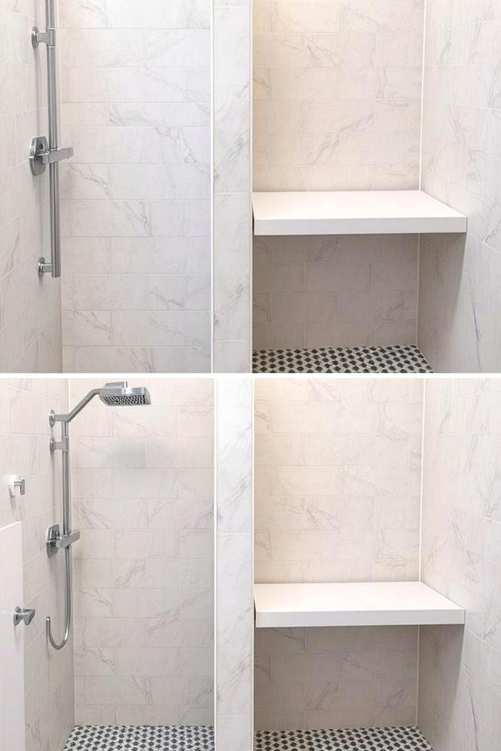 Convertible Shower Seat - 30 Shower Bench Ideas