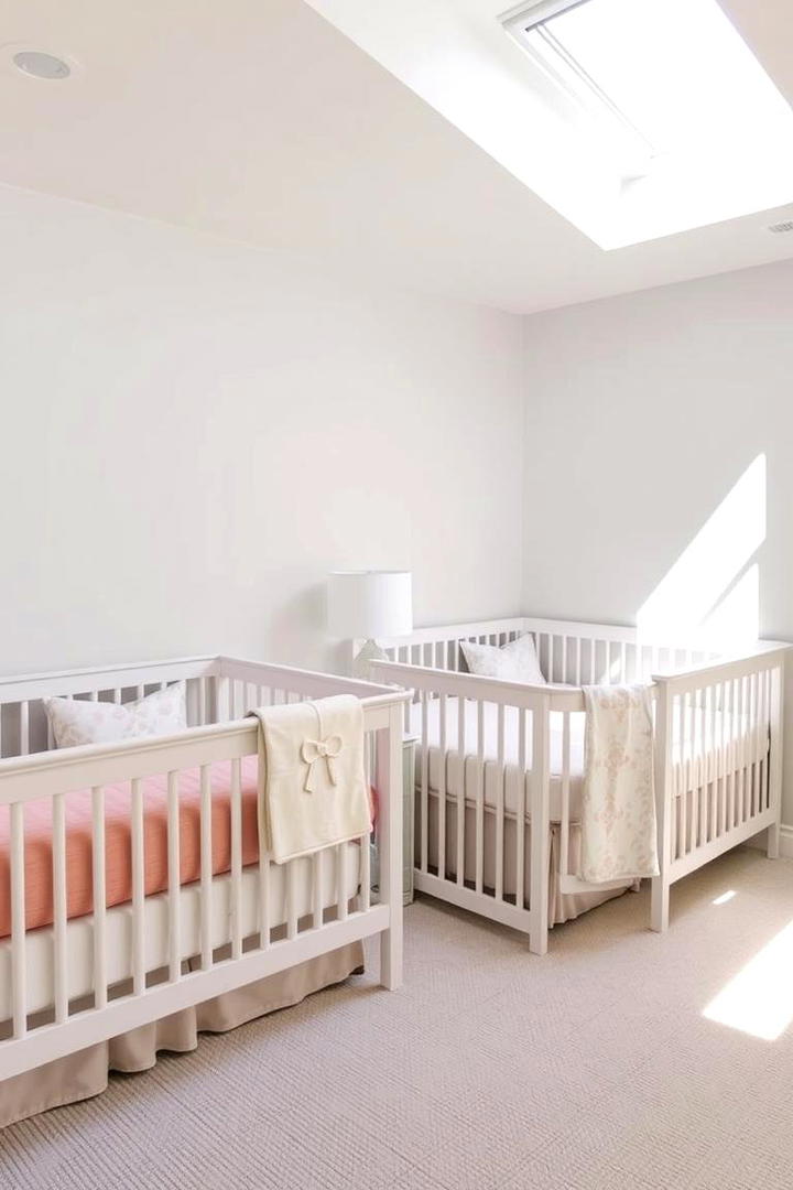 Coordinated Color Harmony - 30 Twin Nursery Ideas