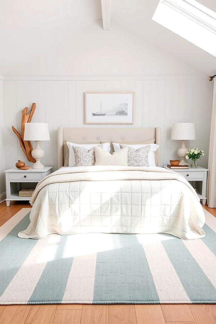 Coordinated Color Palette - 30 bedroom rug ideas