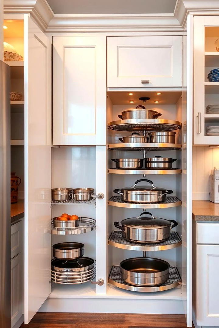 Corner Cabinet Magic - 21 Kitchen Cabinet Organization Ideas